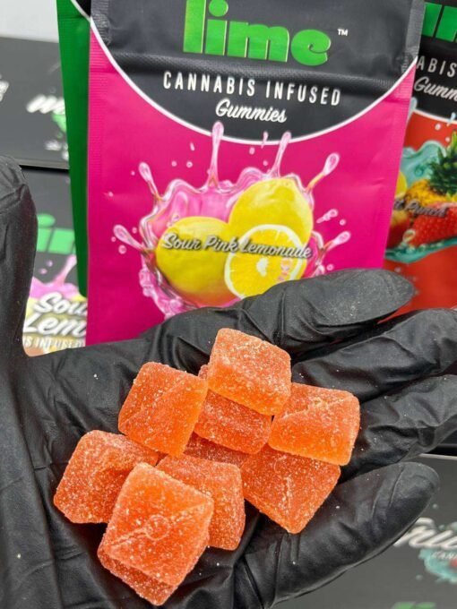LIME EDIBLE GUMMIES 10PC(9.8MG X 10) 98MG PER PACK