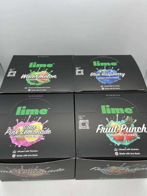 LIME EDIBLE GUMMIES 10PC(9.8MG X 10) 98MG PER PACK