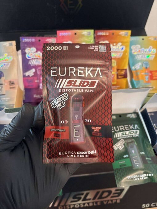 EUREKA SLIDE 1000MG DISPOSABLE 3 flavors in 1