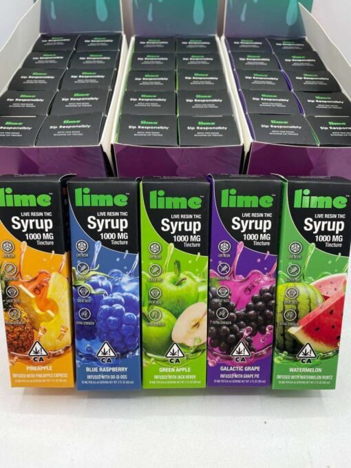 LIME TINCTURE SYRUP 1000MG LIVE RESIN THC