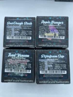 cold fire live rosin badder