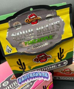 sour belts edibles