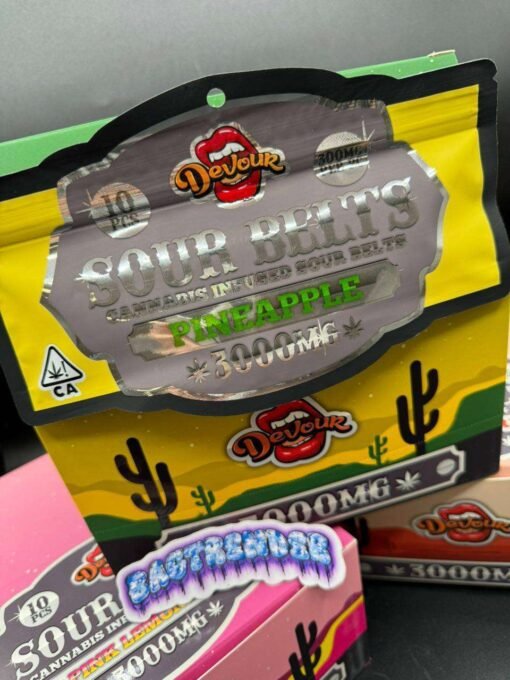 sour belts edibles