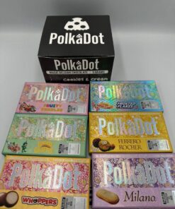 polka dot chocolate bars