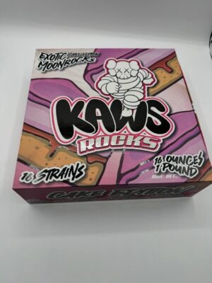 kaws moon rocks box