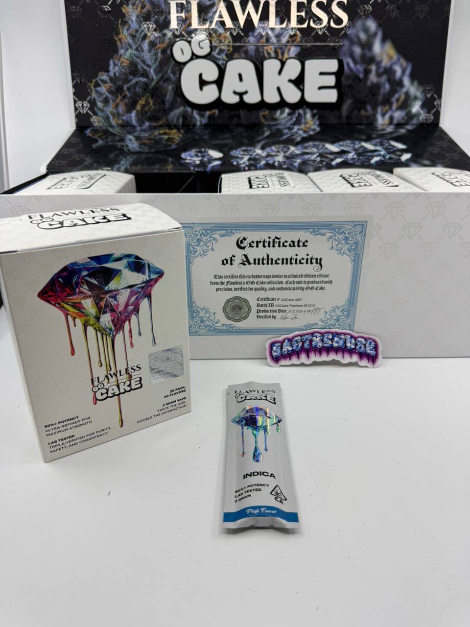 og cake flawless disposable