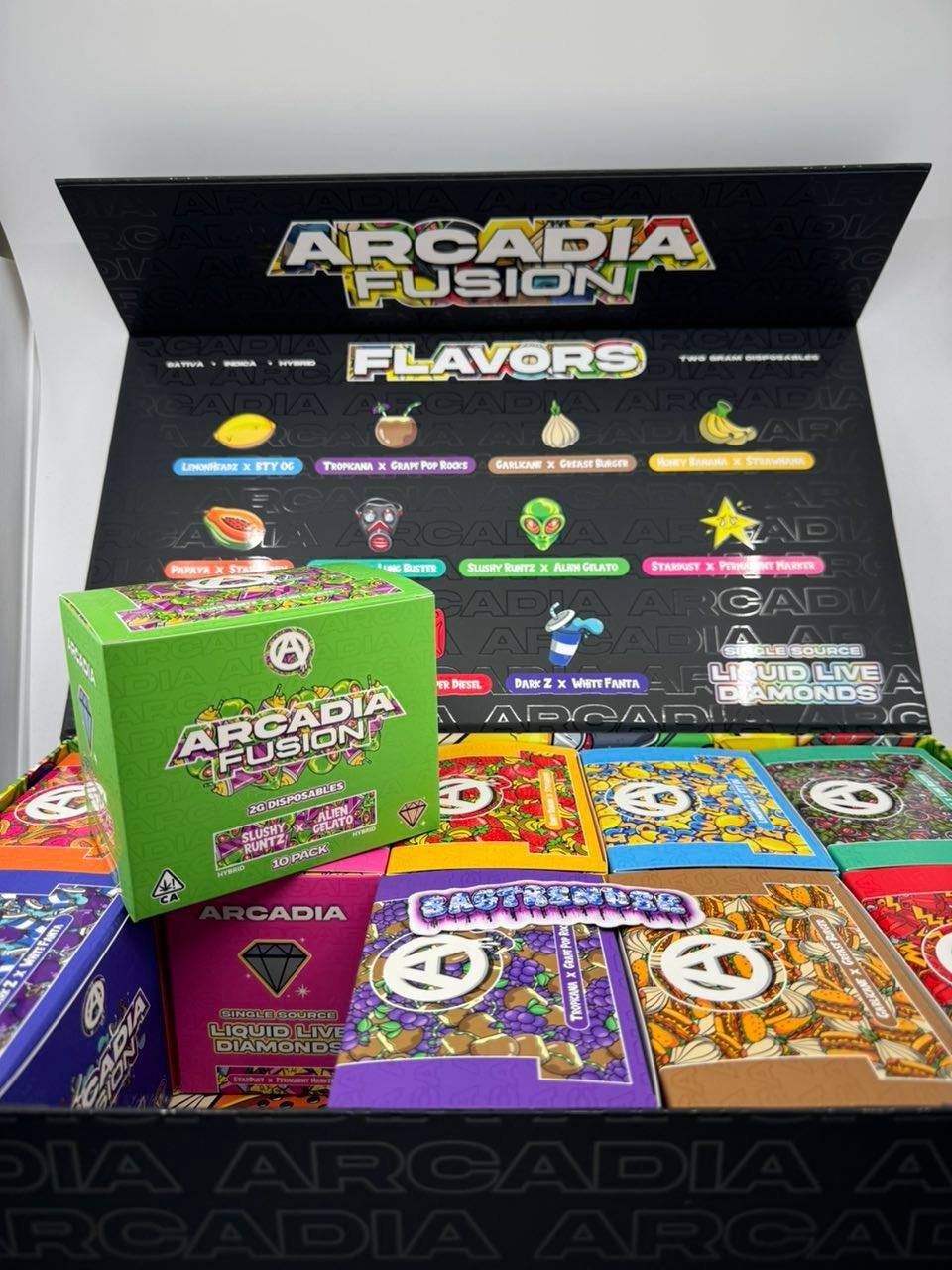 arcadia fusion 2g disposables