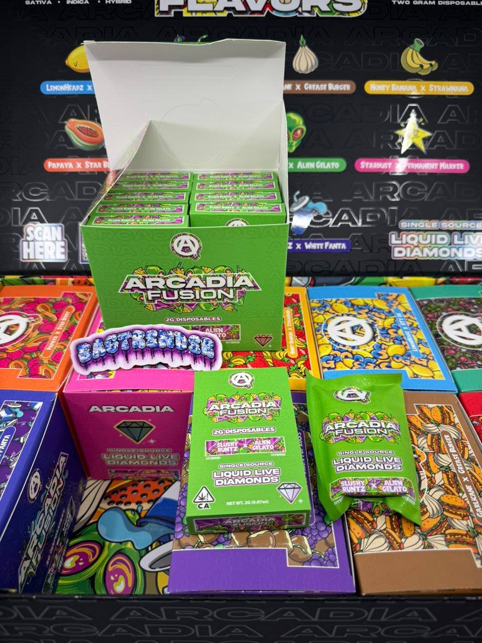 arcadia fusion 2g disposables