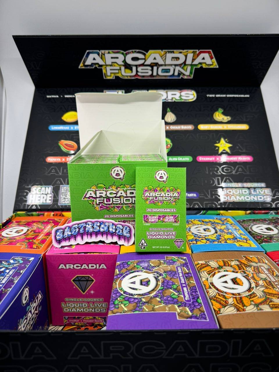 arcadia fusion 2g disposables